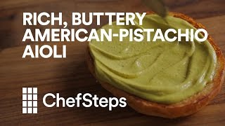 Rich Buttery AmericanPistachio Aioli [upl. by Edythe]