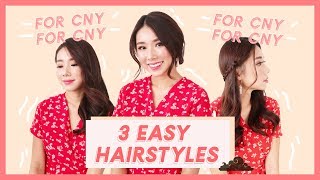 EASY CHINESE NEW YEAR HAIRSTYLES 2019 ft LucidoL  MONGABONG [upl. by Jumbala]