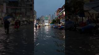 রাজশাহী জিরো পয়েন্টের ডুবন্ত অবস্থা rajshahi rain flood [upl. by Mir]