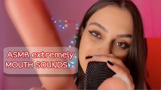 ASMR extremely SENSITIVE Mouth Sounds With Fcace TOUCHING [upl. by Ingham]