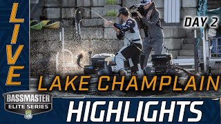 Highlights Day 2 Bassmaster action at Lake Champlain [upl. by Teragram]