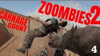 Zoombies 2 2019 Carnage Count [upl. by Keheley512]