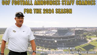 UCF Football Coach Gus Malzahn talks about staff changes [upl. by Ahsilyt]