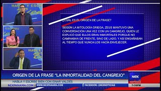 Origen de quotLa inmortalidad del cangrejoquot  Habla y escribe bien con Einar Valdés  Nex Noticias [upl. by Armin]