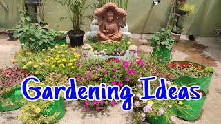 Gardening ideas  Buddha garden decor shorts [upl. by Eustacia25]