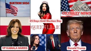 VP kamalaharris donaldtrump Election Time 25 More Days [upl. by Aitak972]