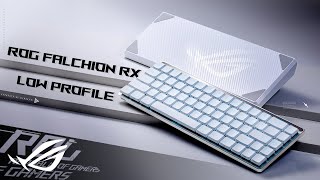 ROG Falchion RX Low Profile  Compact Elegance Gaming Brilliance  ROG [upl. by Grochow]