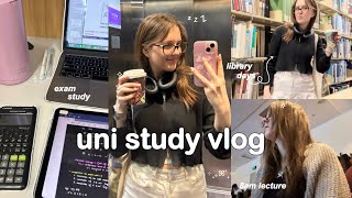 STUDY VLOG 📂 exam studying long library days 8am lecture amp productive days in my life ᶻ 𝗓 𐰁 [upl. by Icram538]