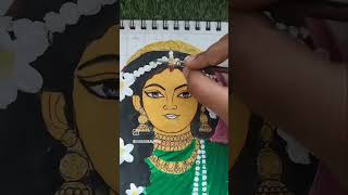 Maa durga painting artshorts [upl. by Loralie817]