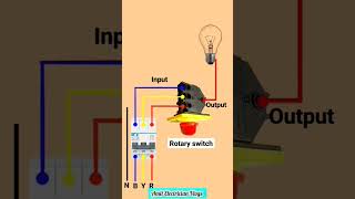 Rotary Switch Connection video shorts youtubeshorts [upl. by Silber]