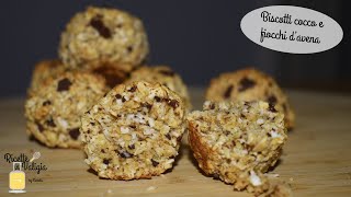 Biscotti nutrienti COCCO E FIOCCHI DAVENA  ricetta facile e veloce [upl. by Dlorad]