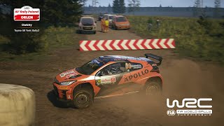 EA WRC Rally Poland Stage 6 quotChelchyquot 85km  2024 Toyota GR Yaris Rally2 [upl. by Guimond]