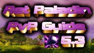 WoW Ret Paladin PvP Guide 53  Geming  Reforging  Enchants  Talents  Glyphs [upl. by Mcclary]