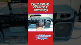 Sony CFS 1000s stereo cassette player radio❤️vintage radiovintage tape recorderviralshort viral [upl. by Satterlee]