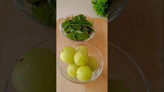 Amla Juice for Hair fall control  Boost Hair growth  Amla benefits for hair 🌿shortsvideoamla [upl. by Einnod]