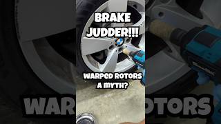 FIX Brake Judder automobile diy wrenching auto bmw brakes repair [upl. by Ashia]