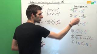 Welche Potenzgesetze gibt es Übersicht  Übung für Potenzgesetze mit Anwendungsaufgaben I Mathe [upl. by Solorac143]