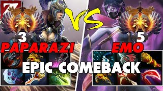 PAPARAZI LUNA Carry vs EMO TEMPLAR ASSASSIN Mid  Epic Battle Of Pro Players Dota 2  Z Dota 2 [upl. by Raseta]