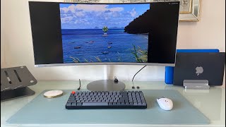 Samsung CJ791 Thunderbolt Monitor UnboxingReview [upl. by Ashford]