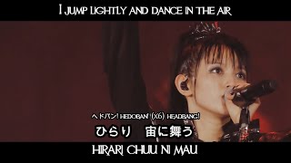 Babymetal  Headbanger ヘドバンギャー live Kana Kanji • Romaji • English subs by sleeplacker21edge [upl. by Nymrak]