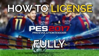 PES 2017 How to Install Official Team Names Kits Logos Leagues amp More [upl. by Gaylord]