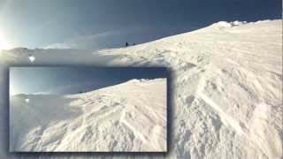 Snowboarding FlyPaper East Ridge Glencoe Mountain 6th Feb 2012 [upl. by Landmeier523]