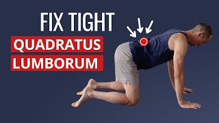 How to Fix a Tight amp Painful QUADRATUS LUMBORUM Stretching Isnt It [upl. by Yelsiap]