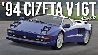 Gran Turismo 6  1994 Cizeta V16T Review  GT6 Revisited [upl. by Minabe88]