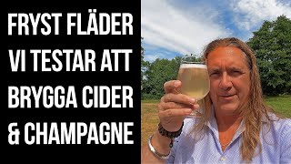 Cider och champagne på frysta fläderblommor [upl. by Tomi287]