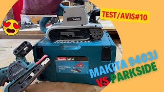 Parkside VS Makita Ponceuse à bande 3499€ vs 279€ [upl. by Eilegna]