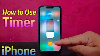 How to use Timer on iPhone  Control Center [upl. by Aydan]