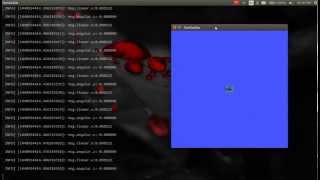 ROS controlling turtlesim using joystick [upl. by Korff]