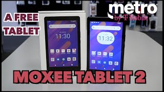 Moxee Tablet 2 unboxing and review A free tablet from metro by tmobile [upl. by Fayette]