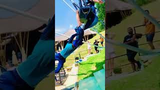 ගොඩක් නම් බයයි desawanaremix sinhalasindu harshanakperera cover travel youtubeshorts zipline [upl. by Llehsram317]