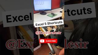 Excel 5 Shortcuts excelwalesir exceltricks computertips training shortvideo tutorial training [upl. by Kauslick]