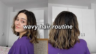 updated 2A wavy hair routine indepth [upl. by Aihtibat]