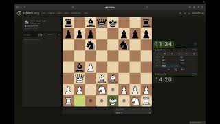 Chess Game 309  Englund Gambit Declined Reversed French [upl. by Leunamnauj660]