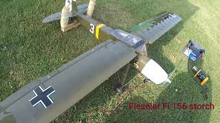 FIESELER Fi 156 Storch  HobbyKing Balsa Kit [upl. by Ahsiuq]