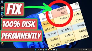 SOLVED 100 DISK USAGE Windows 11 FIX 2022 [upl. by Bluefarb446]