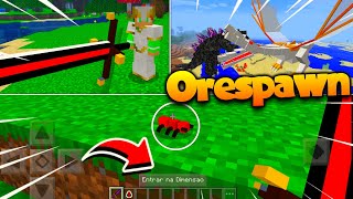 NOVO ADDONMOD INCRÍVEL DO ORESPAWN IGUAL DE PC PARA MINECRAFT PE Minecraft bedrock edition [upl. by Noedig]