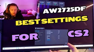 Alienware AW2725DF Best MonitorWindowsNvidia Settings for Counter Stike 2 [upl. by Jeanne706]