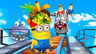 Vacationer Minion Vs Villaintriloquist and Jack in the Boxes  Boss battle In old Despicable me [upl. by O'Conner]