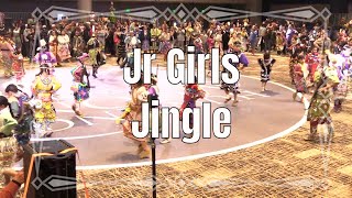 Jr Girls Jingle  2023 Hunting Moon Pow Wow  Powwowscom [upl. by Myo]