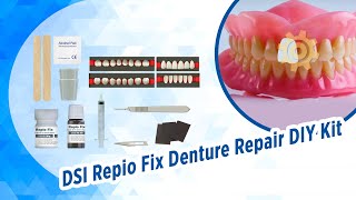 DSI Repio Fix Denture Repair DIY Kit [upl. by Ayam684]