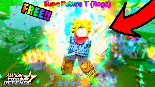 How to get FREE Sword of Hope Trunks 7 Star  Beating New Portals Update  All Star Tower Defense [upl. by Nnairrek858]