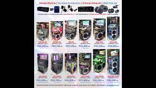 VIDEOKE PRICE LIST 2022  PREMIUM SETUP AA  6X4 8X4 10X4 12X1 12X2 15X1 12X4 15X4 FOLDING JUMBO [upl. by Nyssa16]