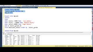 MS SQL Used TEMP table and COND statement JOIN to COUNT employee in each grade column [upl. by Atikcir179]