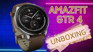 Smartwatch AMAZFIT GTR 4 Unboxing amp Test [upl. by Asssilem]