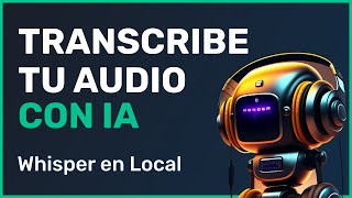 Como transcribir VOZ a TEXTO  gratis  Tutorial completo  Whisper IA [upl. by Anayet954]