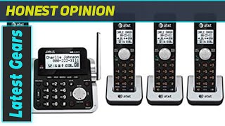 ATampT CL83451 Cordless Phone DECT 60 Digital Four Handset Answering System  Best Cordless [upl. by Runck]